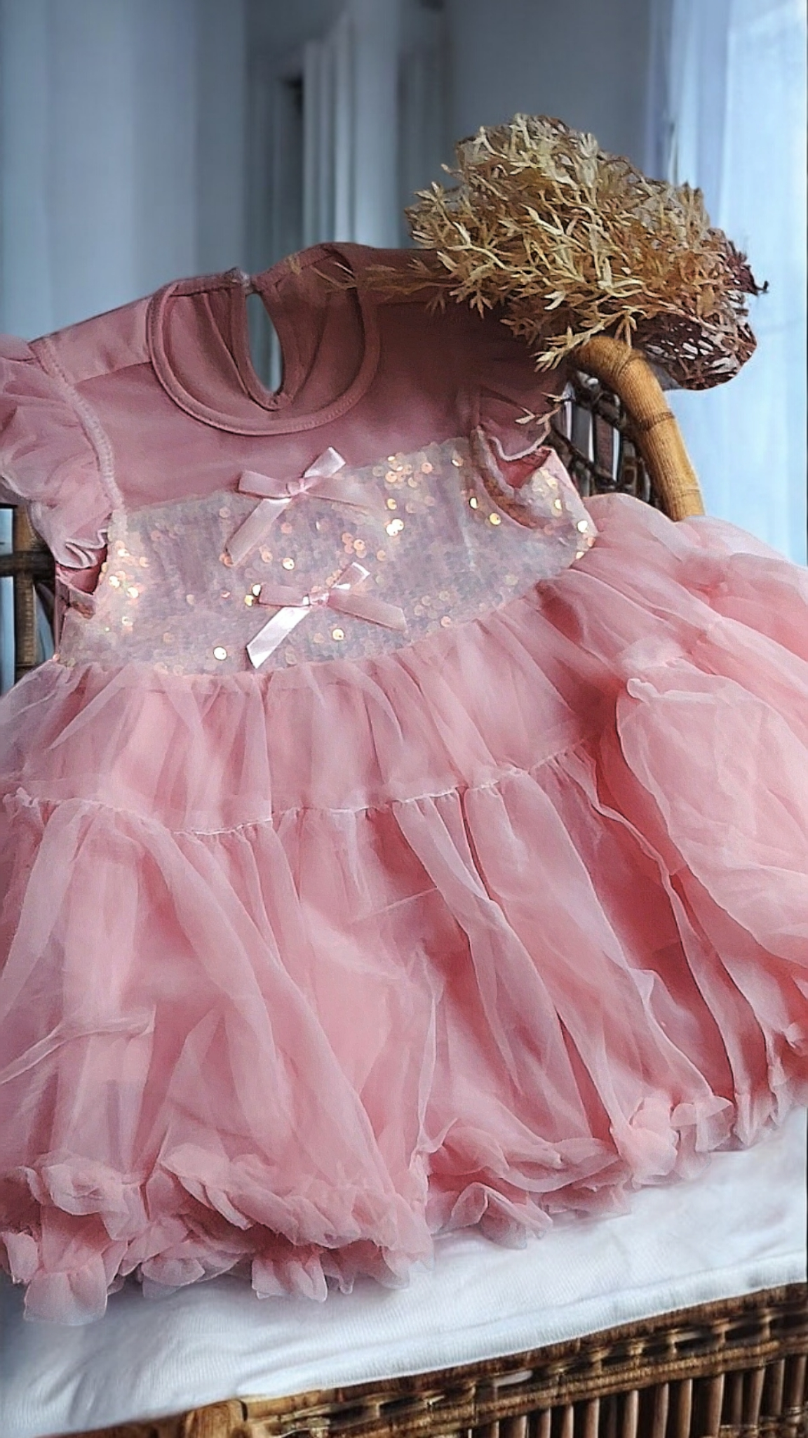 Vestido Anastasia palo rosa