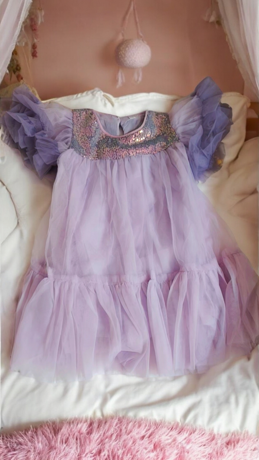 Vestido lilac