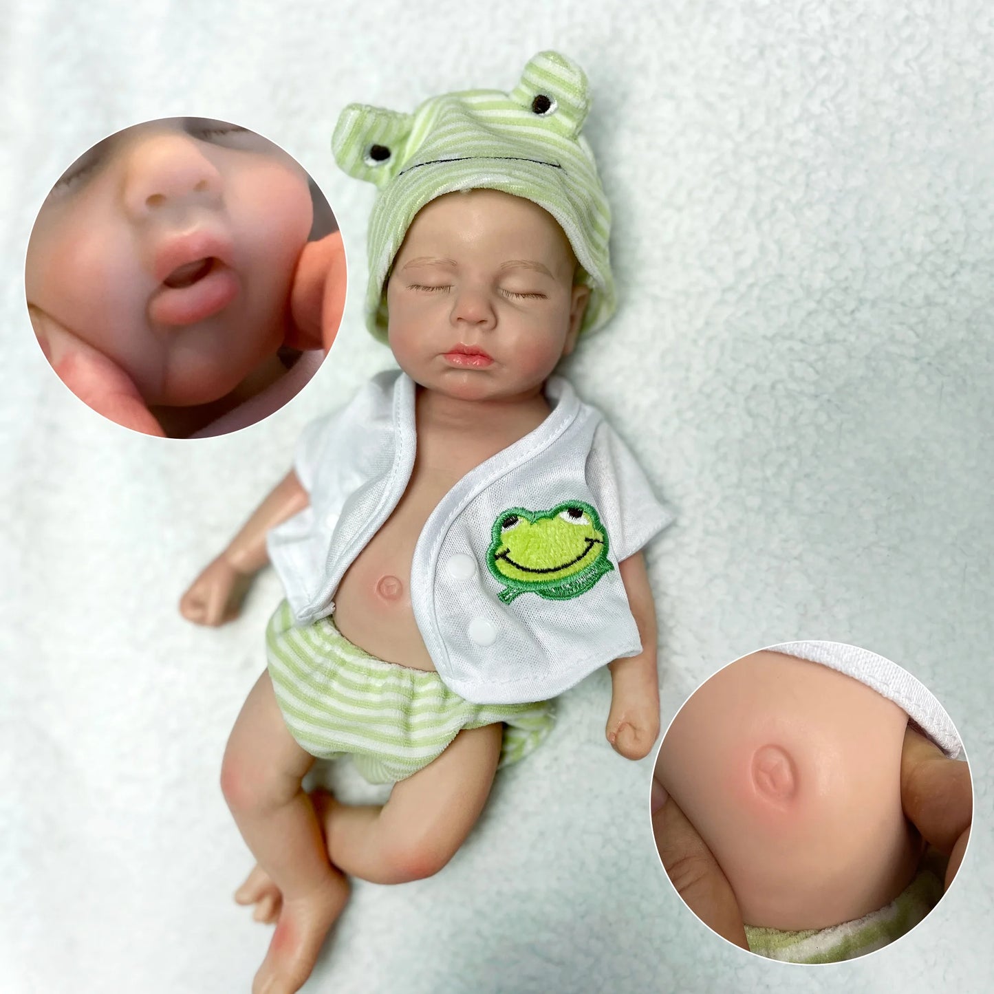 Bebé reborn LouLou Silicona solida. (Preorden 15 días)