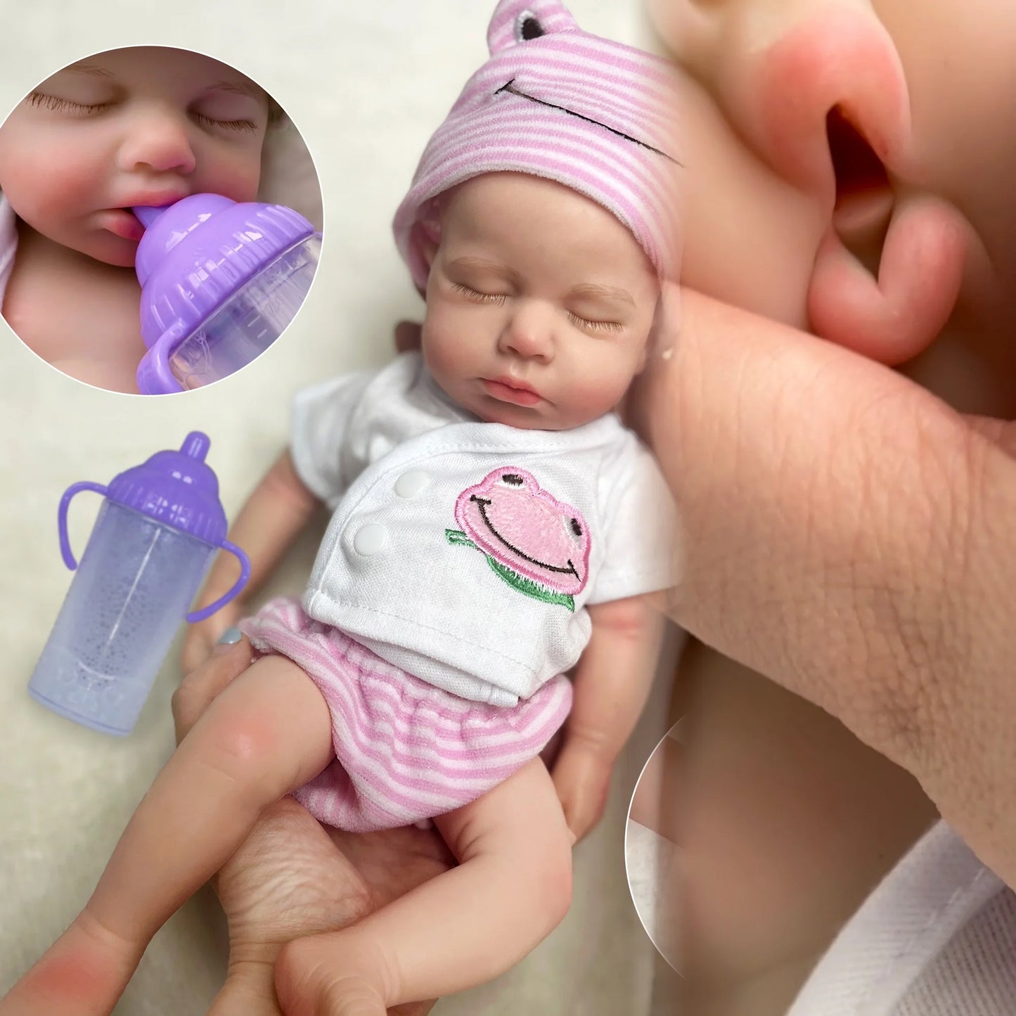 Bebé reborn LouLou Silicona solida. (Preorden 15 días)