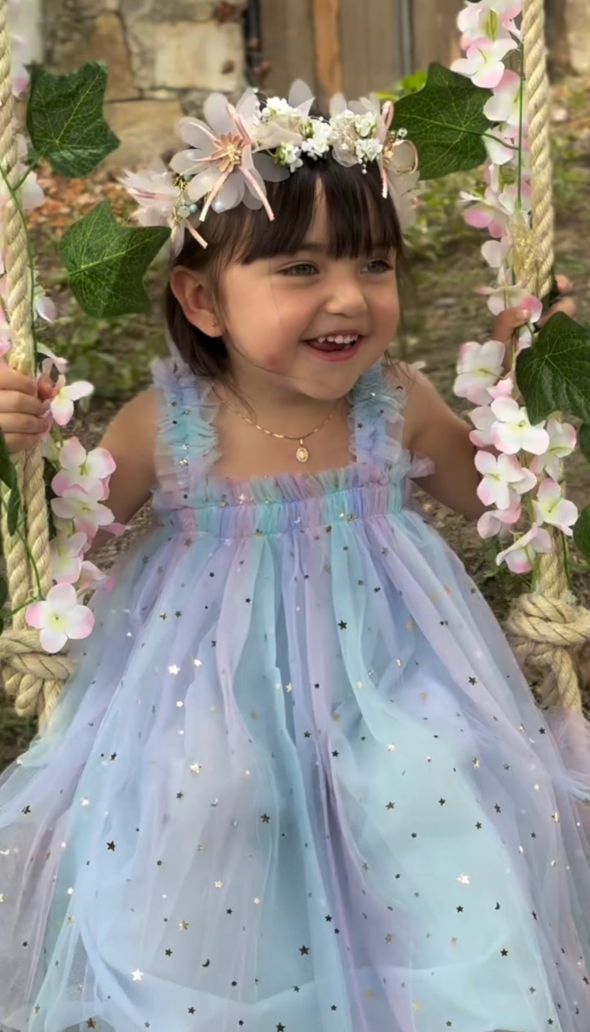 Light blue star dress