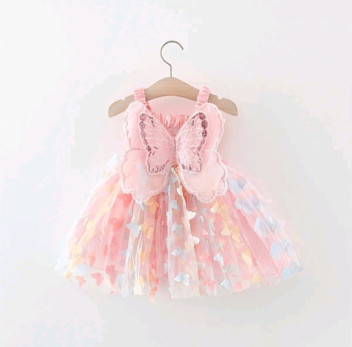 3D butterfly fairy dress