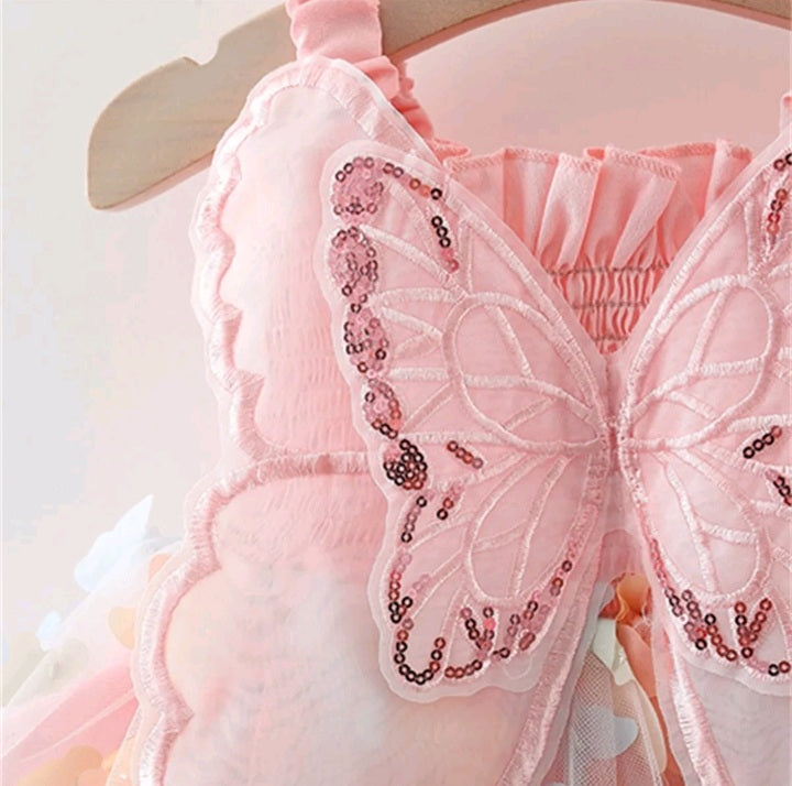 3D butterfly fairy dress