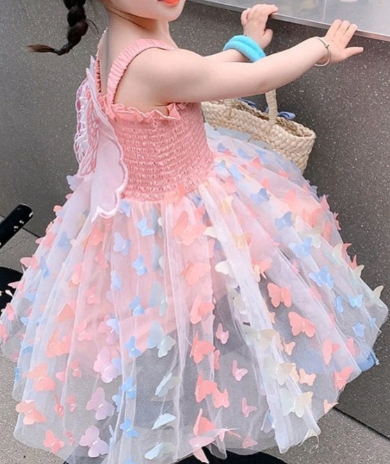 3D butterfly fairy dress