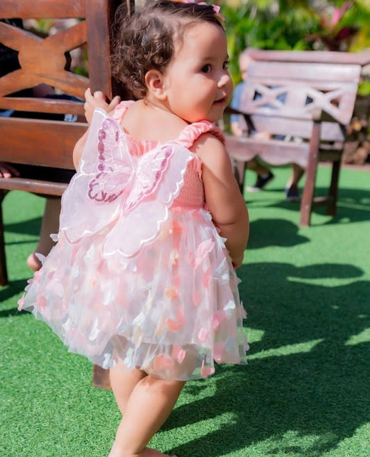 3D butterfly fairy dress