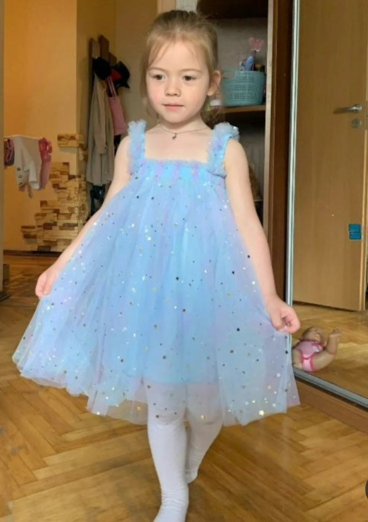 Light blue star dress