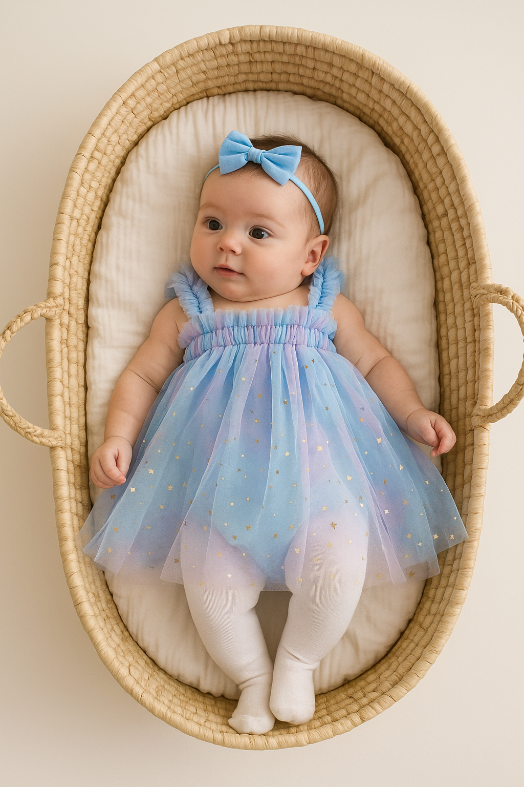 Light blue star dress
