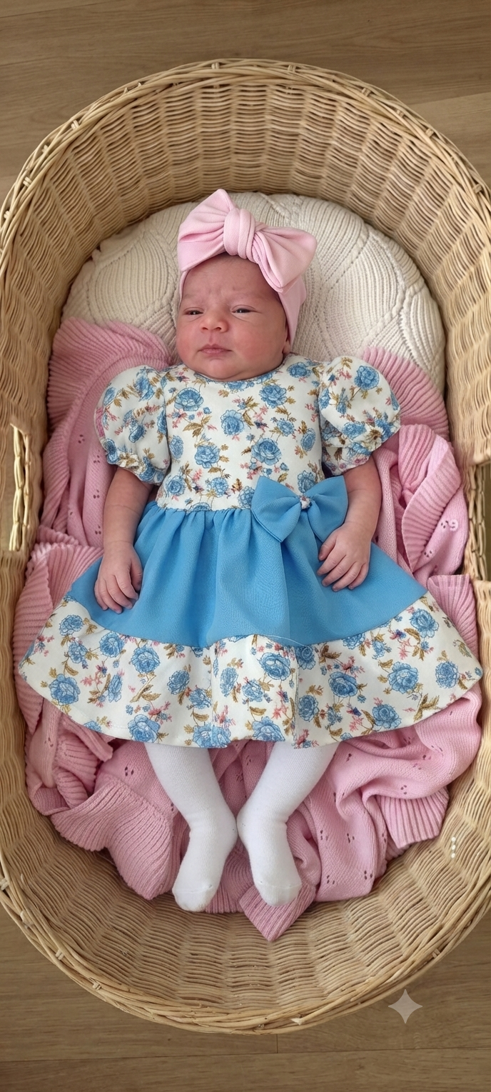 Vestido Chinita recién nacida